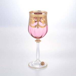Набор бокалов для вина Veneziano Color 220мл Art Decor farforhouse