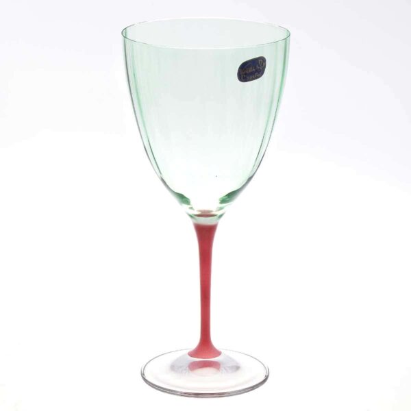 Набор бокалов для вина Kate Crystalex 400мл зеленые (6 шт) farforhouse