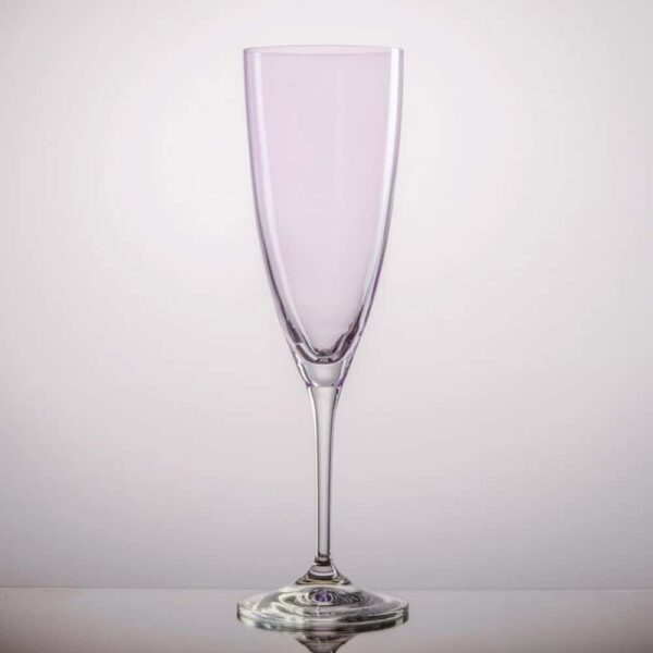 Набор фужеров для шампанского Kate Crystalex розовые 220мл(6 шт) farforhouse