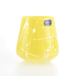 Набор стаканов для виски Crystalex Bohemia желтые (6 шт) farforhouse