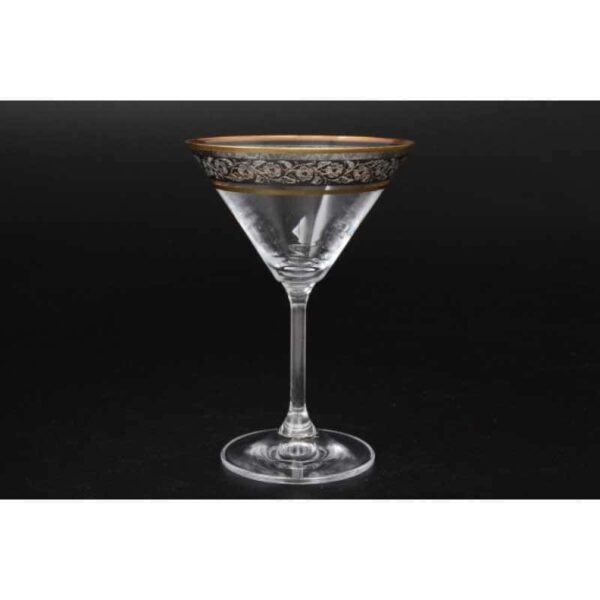 Набор бокалов для мартини Панто Платина V-D 210 мл (6 шт) farforhouse