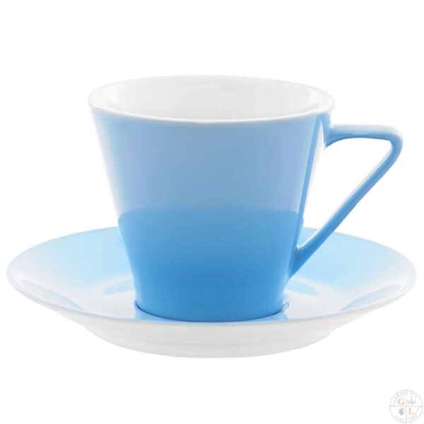 Набор чайных пар голубые Benedikt farforhouse