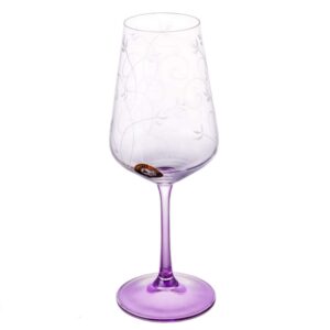 Набор бокалов для вина Bohemia Цветные ножки 350мл (6 шт) farforhouse