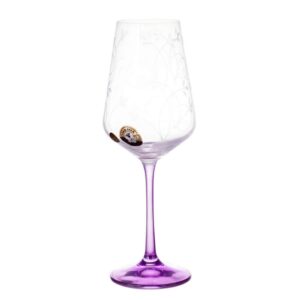 Набор бокалов для вина Bohemia Смальта Цветные ножки 250мл (6 шт) farforhouse