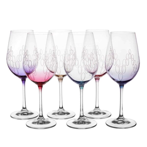 Набор бокалов для вина Арлекино Crystalex 450 мл (6 шт) farforhouse