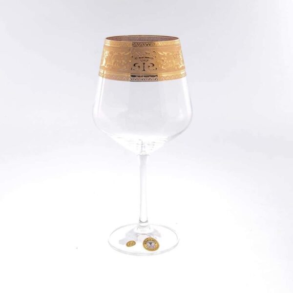 Набор бокалов для вина Crystalite Bohemia Смальта 570мл (6 шт) farforhouse