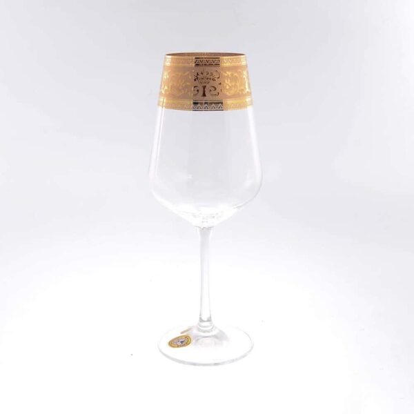 Набор бокалов для вина Crystalite Bohemia Смальта 450мл (6 шт) farforhouse