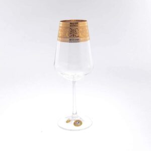 Набор бокалов для вина Crystalite Bohemia Смальта 350мл (6 шт) farforhouse