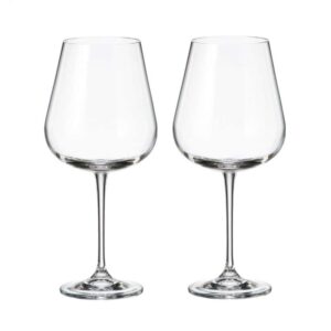 Набор бокалов для вина Crystalite Bohemia Аrdea/Amudsen 670 мл (2 шт) farforhouse