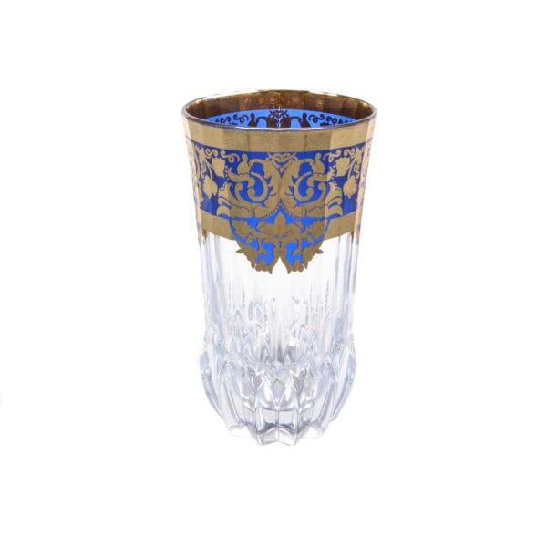Набор стаканов для воды Astra Gold Natalia Golden Blue Decor 400мл(6 шт) farforhouse