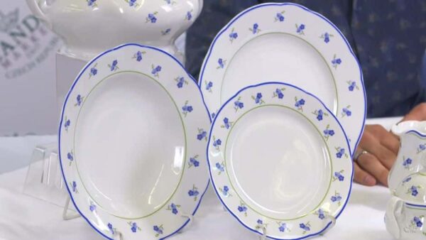 Набор тарелок Мэри-Энн Синие цветы Леандер 0887 farforhouse