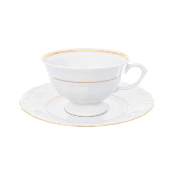 Набор чайных пар Repast Классика классическая чашка (6 пар) 200 мл farforhouse