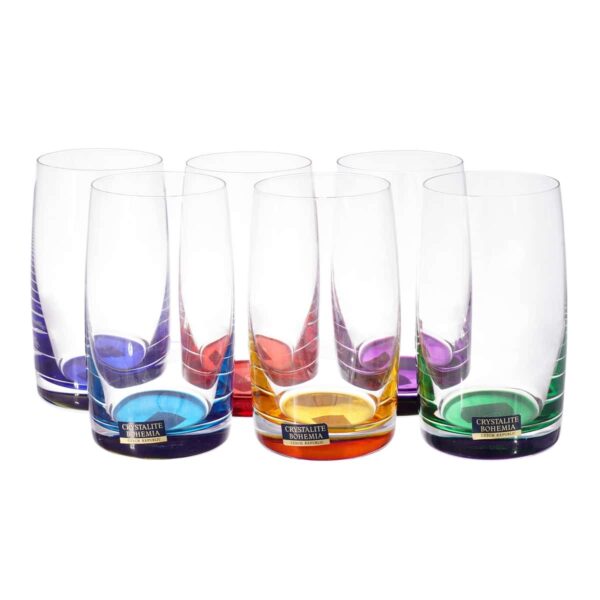 Идеал колорс Набор стаканов для виски Crystalite 250 мл farforhouse