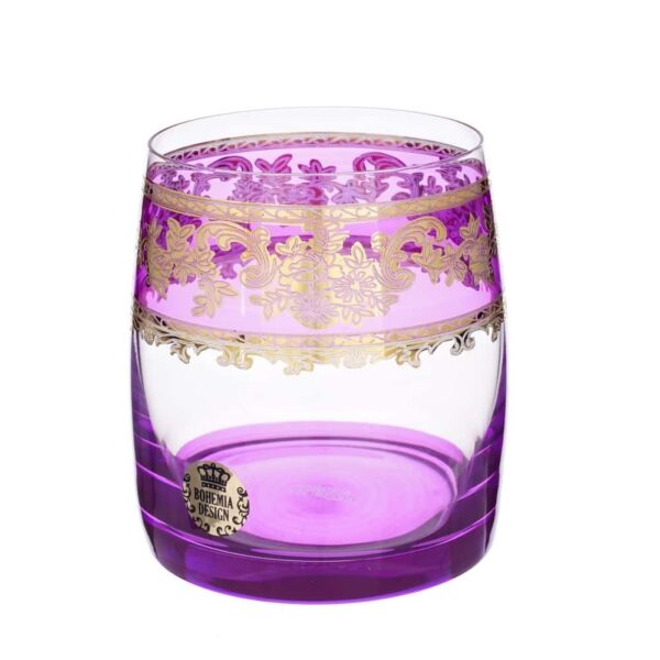 Набор стаканов 290 мл на 6перс. 801 Фиолетовый Bohemia Design farforhouse