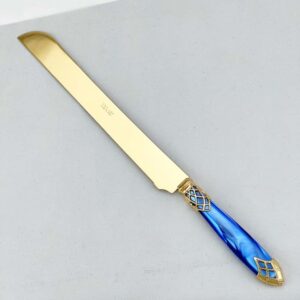 Нож для хлеба Dubai синий Domus farforhouse