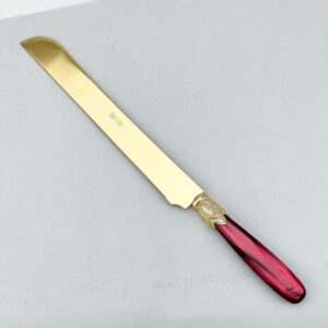 Нож для хлеба Ischia бордовый Domus 66706 farforhouse
