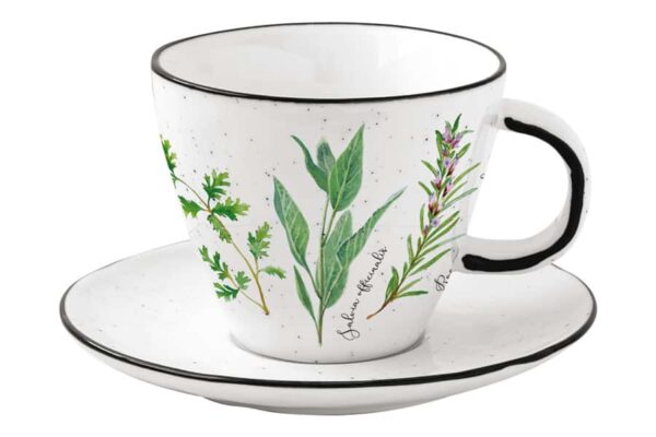 Чашка с блюдцем Herbarium