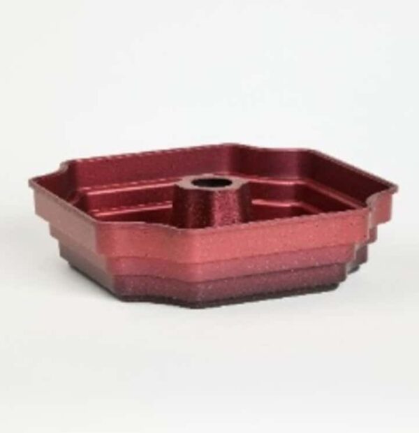 Форма для кекса с антипригарным гранитным покрытием 22 см цв.красный OMS farforhouse