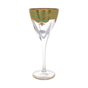 Бокал для вина Astra Gold Natalia Golden Turquoise D. 250мл (1 шт) farforhouse