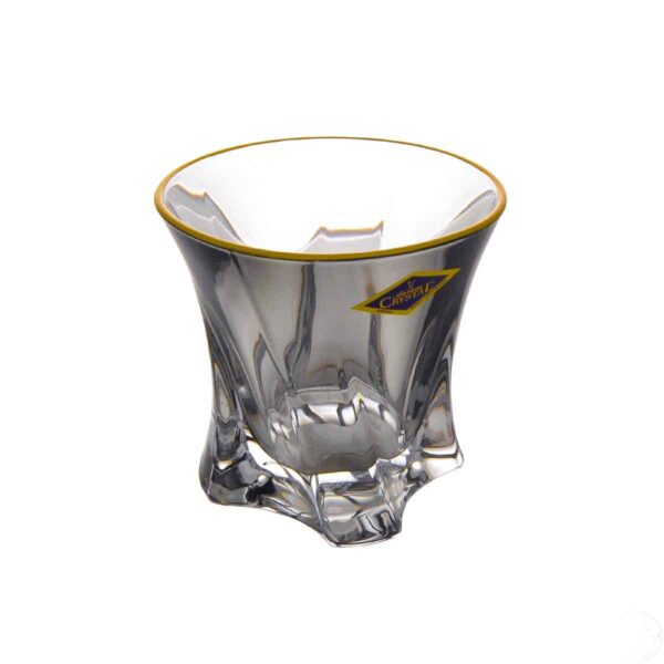 Набор стаканов для виски Aurum Crystal Cooper 320 мл сер. с золотом farforhouse
