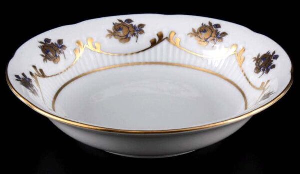 Венеция Роза голубая Набор салатников Bavarian Porcelain 13 см farforhouse