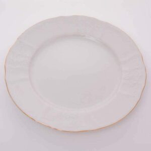 Бернадот белый Набор постановочных тарелок 25 см 16449 farforhouse