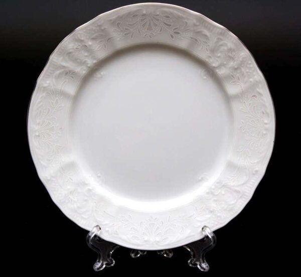 Бернадот платина Набор тарелок 17 см 6 шт. 03813 farforhouse