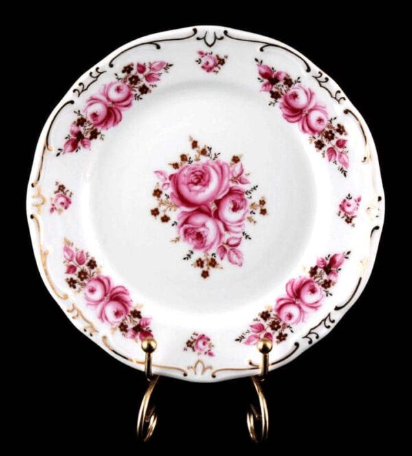 Роза Набор тарелок Weimar Porzellan 17 см из фарфора farforhouse