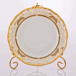 Симфония Золотая Набор тарелок Weimar Porzellan 17 см farforhouse