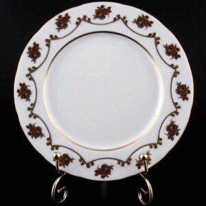 Венеция Роза красная Набор тарелок Bavarian Porcelain 19 см farforhouse
