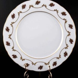 Венеция Роза красная Набор тарелок Bavarian Porcelain 27 см farforhouse