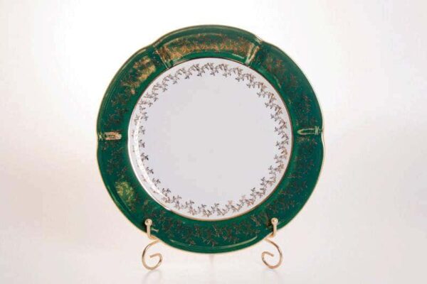 Мария Лист зеленый Набор тарелок Bavarian Porcelain 27 см farforhouse