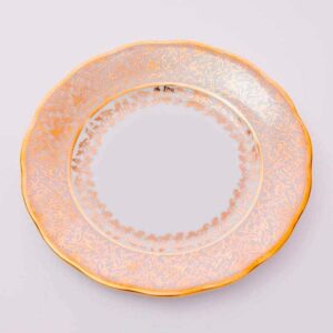 Лист бежевый Набор тарелок Carlsbad 19 см из фарфора farforhouse
