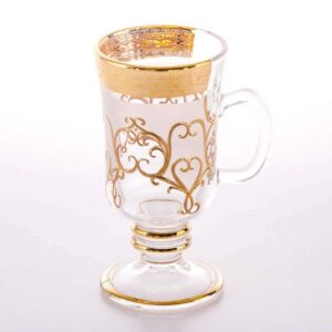 Версаче фон Набор для чая Union Glass Чехия farforhouse