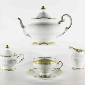 Престиж Сервиз чайный Weimar 210 мл на 6 персон 21 предметов подарочный farforhouse