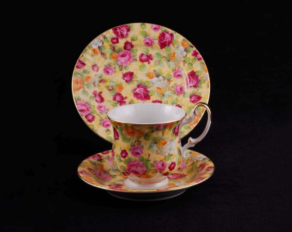 Моника Яркие цветы Сервиз чайный для завтрака 3предм. farforhouse