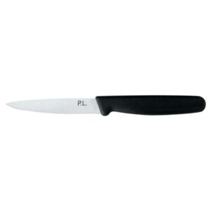 Нож для нарезки Pro-Line P L Proff Cuisine 10 см волнистое лезвие черная ручка farforhouse