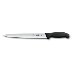 Нож для нарезки Victorinox Fibrox 25 см черная ручка farforhouse