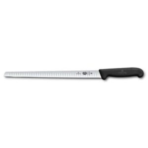 Нож слайсер для лосося Victorinox Fibrox 30 см гибкое лезвие черная ручка farforhouse